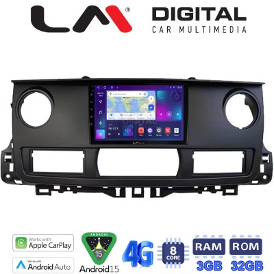 LM Digital - LM ZE8925 GPS Οθόνη OEM Multimedia Αυτοκινήτου για Renault Traffic 2003 2011 (CarPlay/AndroidAuto/BT/GPS/WIFI/GPRS