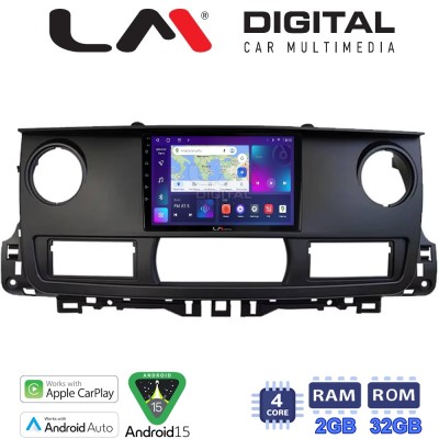 LM Digital - LM ZN4925 GPS Οθόνη OEM Multimedia Αυτοκινήτου για Renault Traffic 2003 2011 (CarPlay/AndroidAuto/BT/GPS/WIFI/GPRS