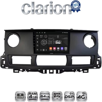 CLARION GL72925 Οθόνη OEM Multimedia Αυτοκινήτου για Renault Traffic 2003 2011 (CarPlay/AndroidAuto/BT/GPS/WIFI/GPRS)