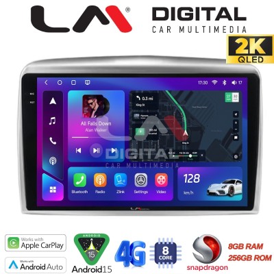 LM Digital - LM ZQ8289 GPS Οθόνη OEM Multimedia Αυτοκινήτου για Lancia Ypsilon 2006 2010 (CarPlay/AndroidAuto/BT/GPS/WIFI/GPRS)