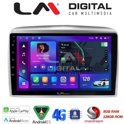 LM Digital - LM ZT8289 GPS Οθόνη OEM Multimedia Αυτοκινήτου για Lancia Ypsilon 2006 2010 (CarPlay/AndroidAuto/BT/GPS/WIFI/GPRS)
