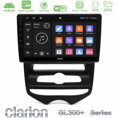 Clarion GL300+ Series 4Core Android ClarionOS 4+64GB Hyundai ix20 2010-2020 (MANUAL A/C) Navigation Multimedia Tablet 9"