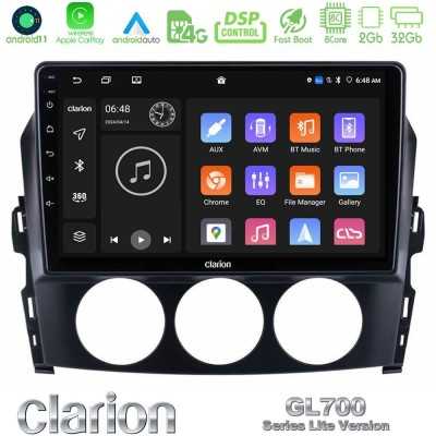 Clarion GL700 Lite Series 8Core Android11 2+32GB Mazda MX-5 2006-2008 Navigation Multimedia Tablet 9" Με Carplay & Android Auto