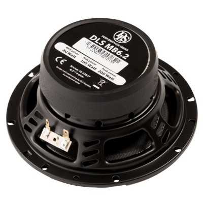 Διαιρούμενα ηχεία αυτοκινήτου 6.5" (165mm) 80W DLS Performance MB6.2