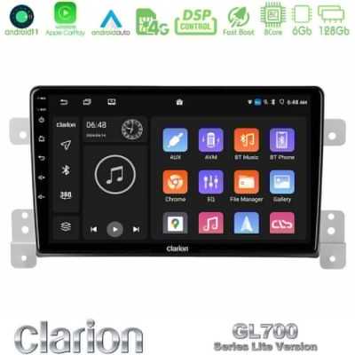 Clarion GL700 Lite Series 8Core Android ClarionOS 6+128GB Suzuki Grand Vitara Navigation Multimedia Tablet 9" Με Carplay & Andro
