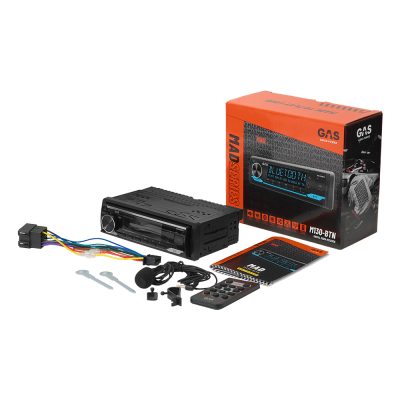 MAD M130-BTN Gas Audio Head Unit 1-DIN 2V 6 Preouts Αποσπώμενη πρόσοψη