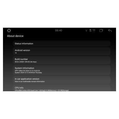 Bizzar LQ Series 4Core Android 14 2+32GB Navigation Multimedia Tablet 9" Με Carplay & Android Auto