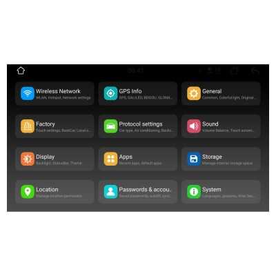 Bizzar LQ Series 4Core Android14 2+32GB Ford Ranger 2017-2022 Navigation Multimedia Tablet 9" Με Carplay & Android Auto