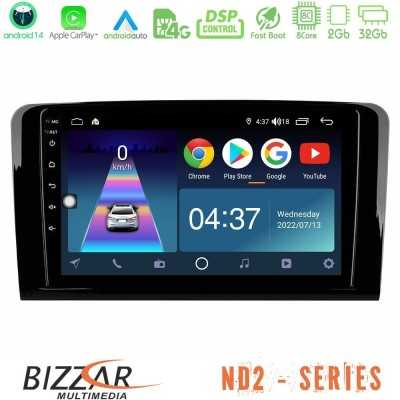 Bizzar ND2 Series 8Core Android14 2+32GB Mercedes ML/GL Class Navigation Multimedia Tablet 9" Με Carplay & Android Auto
