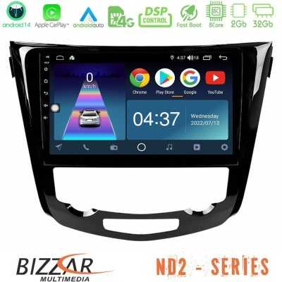 Bizzar ND2 Series 8Core Android14 2+32GB Nissan Qashqai J11 (AUTO A/C) Navigation Multimedia Tablet 10" Με Carplay & Android Aut Bizzar ND2 Series 8Core Android14 2+32GB Nissan Qashqai J11 (AUTO A/C) Navigation Multimedia Tablet 10" Με Carplay & Android Aut
