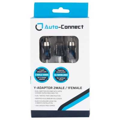 Twisted RCA Cable High Quality 0,3m Y-Adaptor 2 female, 1 male Auto-Connect 720RCAYL3M ΖΕΥΓΟΣ Twisted RCA Cable High Quality 0,3m Y-Adaptor 2 female, 1 male Auto-Connect 720RCAYL3M ΖΕΥΓΟΣ