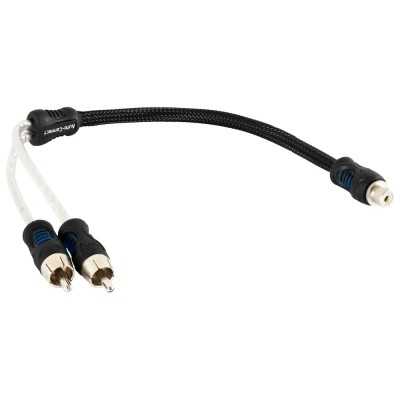 Twisted RCA Cable High Quality 0,3m Y-Adaptor 2 female, 1 male Auto-Connect 720RCAYL3M ΖΕΥΓΟΣ Twisted RCA Cable High Quality 0,3m Y-Adaptor 2 female, 1 male Auto-Connect 720RCAYL3M ΖΕΥΓΟΣ