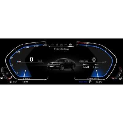 BMW 5series/6series E60 Digital LCD Instrument Cluster 12,3" με HD οθόνη 1920*720