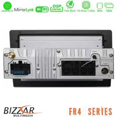 Bizzar FR4 Series 4Core Android12 2+16GB Navigation Multimedia Tablet 10" (1DIN)