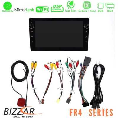 Bizzar FR4 Series 4Core Android12 2+16GB Navigation Multimedia Tablet 10" (1DIN)