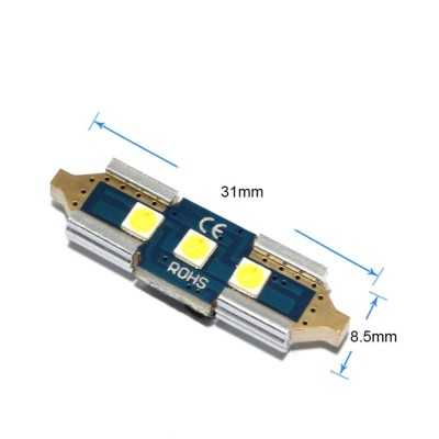Bizzar Festoon Led 31mm 3SMD Canbus