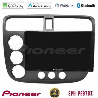 Pioneer SPH-PF97BT Series Honda Civic 2001-2005 Multimedia Station 9" (Tablet Style) Με Carplay & Android Auto