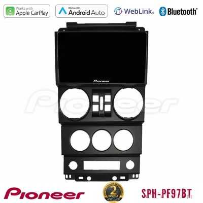 Pioneer SPH-PF97BT Series Jeep Wrangler 2008-2010 Multimedia Station 9" (Tablet Style) Με Carplay & Android Auto
