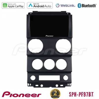 Pioneer SPH-PF97BT Series Jeep Wrangler 2Door 2008-2010 Multimedia Station 9" (Tablet Style) Με Carplay & Android Auto