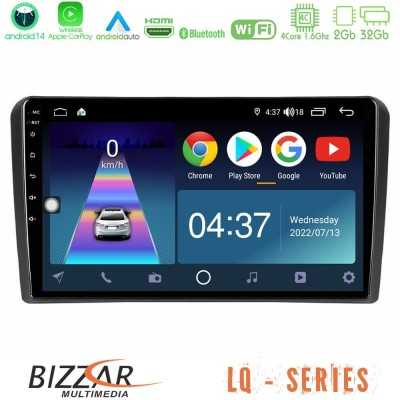 Bizzar LQ Series 4Core Android14 2+32GB Audi A3 8P Navigation Multimedia Tablet 9" Με Carplay & Android Auto Bizzar LQ Series 4Core Android14 2+32GB Audi A3 8P Navigation Multimedia Tablet 9" Με Carplay & Android Auto