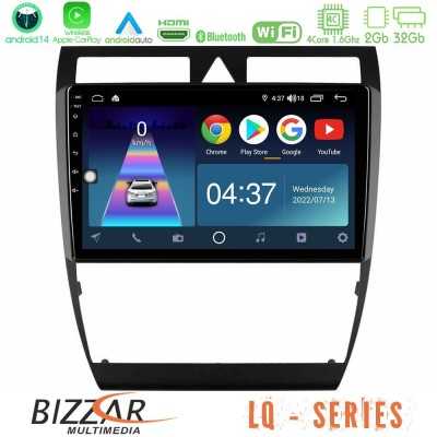 Bizzar LQ Series 4Core Android14 2+32GB Audi A6 (C5) 1997-2004 Navigation Multimedia Tablet 9" Με Carplay & Android Auto