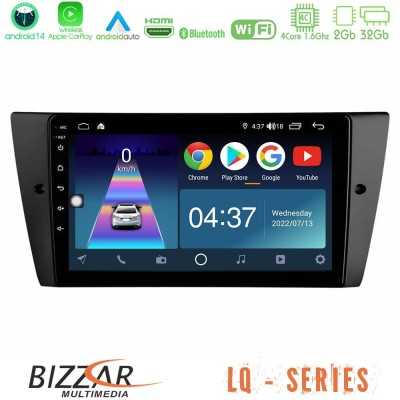 Bizzar LQ Series 4Core Android14 2+32GB BMW 3 Series 4Core Android14 2+32GB 2006-2011 Navigation Multimedia Tablet 9" Με Carplay