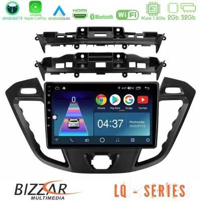 Bizzar LQ Series 4Core Android14 2+32GB Ford Transit Custom/Tourneo Custom Navigation Multimedia Tablet 9" Με Carplay & Android 