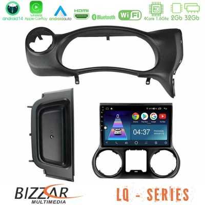 Bizzar LQ Series 4Core Android14 2+32GB Jeep Wrangler 2014-2017 Navigation Multimedia Tablet 10" Με Carplay & Android Auto