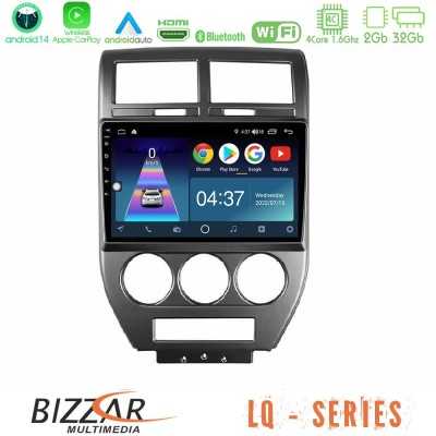 Bizzar LQ Series 4Core Android14 2+32GB Jeep Compass/Patriot 2007-2008 Navigation Multimedia Tablet 10" Με Carplay & Android Aut
