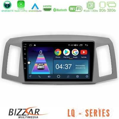 Bizzar LQ Series 4Core Android14 2+32GB Jeep Grand Cherokee 2005-2007 Navigation Multimedia Tablet 10" Με Carplay & Android Auto