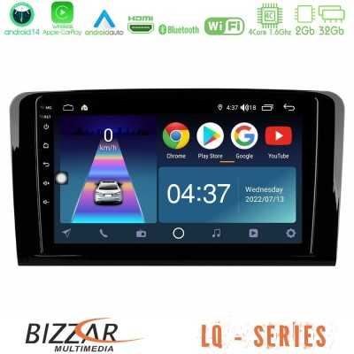 Bizzar LQ Series 4Core Android14 2+32GB Mercedes ML/GL Class Navigation Multimedia Tablet 9" Με Carplay & Android Auto