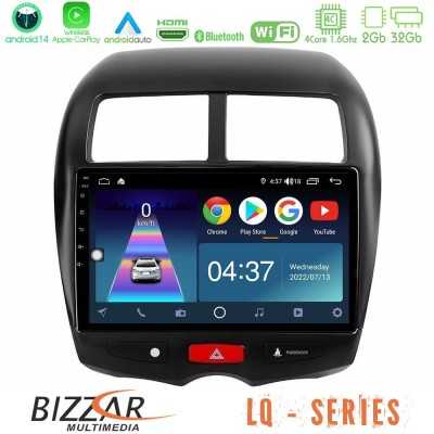 Bizzar LQ Series 4Core Android14 2+32GB Mitsubishi ASX Navigation Multimedia Tablet 10" Με Carplay & Android Auto
