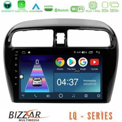Bizzar LQ Series 4Core Android14 2+32GB Mitsubishi Space Star 2013-2016 Navigation Multimedia Tablet 9" Με Carplay & Android Aut