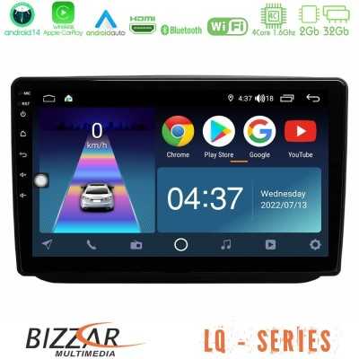 Bizzar LQ Series 4Core Android14 2+32GB Skoda Fabia 2007-2014 Navigation Multimedia Tablet 10" Με Carplay & Android Auto