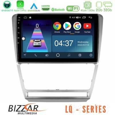 Bizzar LQ Series 4Core Android14 2+32GB Skoda Octavia 5 Navigation Multimedia Tablet 10" Με Carplay & Android Auto
