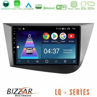 Bizzar LQ Series 4Core Android14 2+32GB Seat Leon Navigation Multimedia Tablet 9" Με Carplay & Android Auto