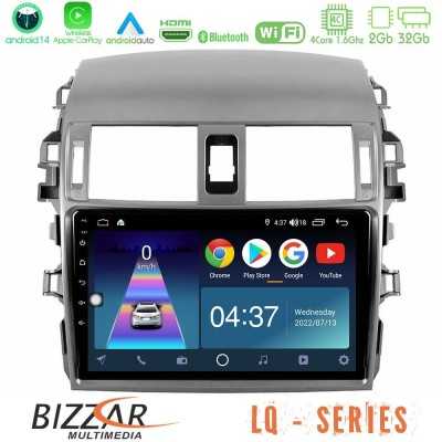 Bizzar LQ Series 4Core Android14 2+32GB Toyota Corolla 2008-2010 Navigation Multimedia Tablet 9" Με Carplay & Android Auto Bizzar LQ Series 4Core Android14 2+32GB Toyota Corolla 2008-2010 Navigation Multimedia Tablet 9" Με Carplay & Android Auto