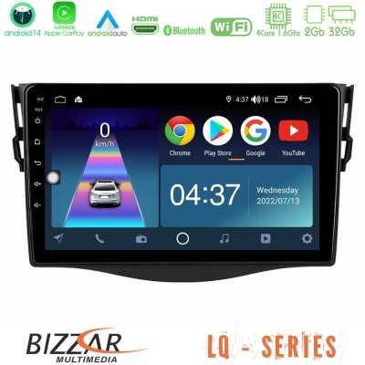 Bizzar LQ Series 4Core Android14 2+32GB Toyota RAV4 Navigation Multimedia Tablet 9" Με Carplay & Android Auto