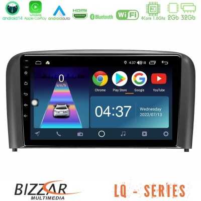 Bizzar LQ Series 4Core Android14 2+32GB Volvo S80 1998-2006 Navigation Multimedia Tablet 9" Με Carplay & Android Auto