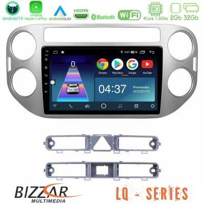 Bizzar LQ Series 4Core Android14 2+32GB VW Tiguan Navigation Multimedia Tablet 9" Με Carplay & Android Auto