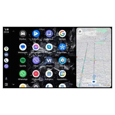 Bizzar LQ Series 4Core Android14 2+32GB Hummer H2 2002-2007 Navigation Multimedia Tablet 9" Με Carplay & Android Auto
