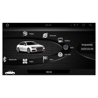 Bizzar LQ Series 4Core Android14 2+32GB Jeep Grand Cherokee 2005-2007 Navigation Multimedia Tablet 10" Με Carplay & Android Auto