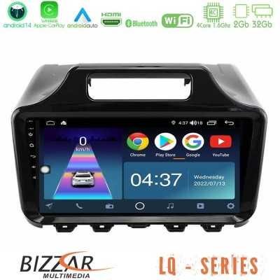 Bizzar LQ Series 4Core Android14 2+32GB Toyota iQ 2008 – 2015 Navigation Multimedia Tablet 9" Με Carplay & Android Auto