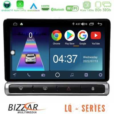 Bizzar LQ Series 4Core Android14 2+32GB Citroen C3 2016- Navigation Multimedia Tablet 9" Με Carplay & Android Auto