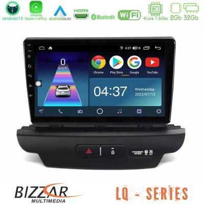 Bizzar LQ Series 4Core Android14 2+32GB Kia Ceed 2018-2023 Navigation Multimedia Tablet 9" Με Carplay & Android Auto (Low Versio