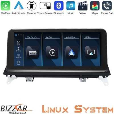 Bizzar BMW X5 & X6 2010-2013 (CIC) Linux Apple CarPlay | Android Auto screen 10.25" HD Anti-reflection