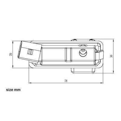 Bizzar VW Golf 7 Κάμερα Οπισθοπορείας Bizzar VW Golf 7 Κάμερα Οπισθοπορείας