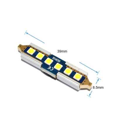 Bizzar Festoon Led 39mm 6SMD Canbus Bizzar Festoon Led 39mm 6SMD Canbus