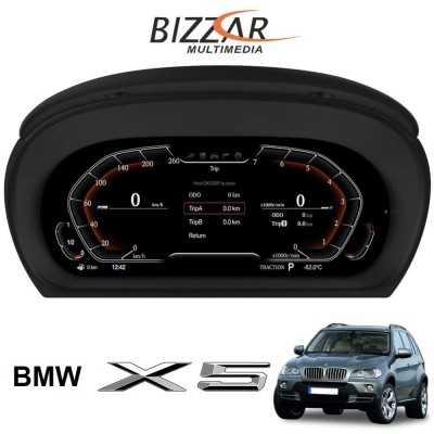 BMW X5 E70 2007-2013 Digital LCD Instrument Cluster 12,3" με HD οθόνη 1920*720