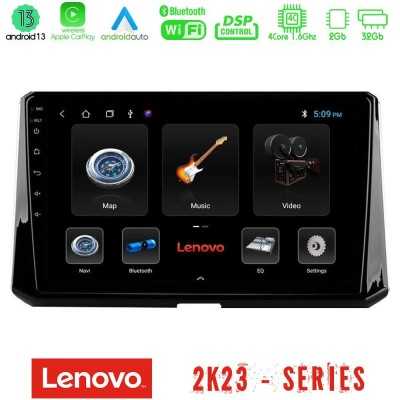 Lenovo Car Pad Toyota Corolla 2019-2022 4Core Android 13 2+32GB Navigation Multimedia Tablet 10"